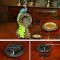 MFCHY Table Clock Resin Cafts